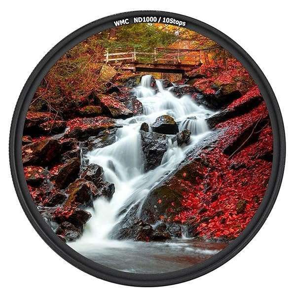 JJC 58mm ND1000 Filter for Canon EOS Rebel T7 T6 T5 T8i & More - 10-Stop Neutral Density for Stunning Photography