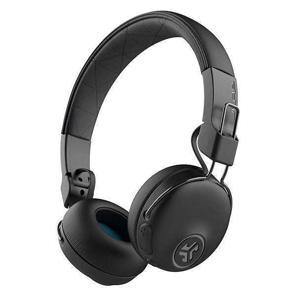 JLab Studio ANC On-Ear Wireless Headphones: 34+ Hour Playtime, Active Noise Cancellation & Custom Sound