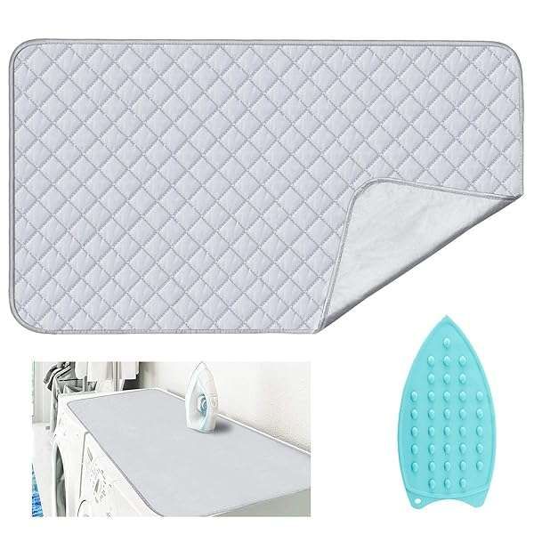 JOYSOG Ironing Mat: Portable Heat-Resistant Tabletop Blanket & Iron Rest Pad for Easy Travel & Storage