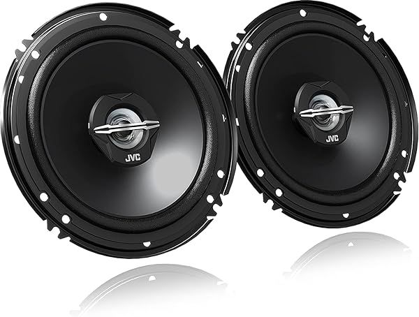 JVC CS J620X 16cm 2-Way Coaxial Speakers - High-Quality Sound in Sleek Black Design