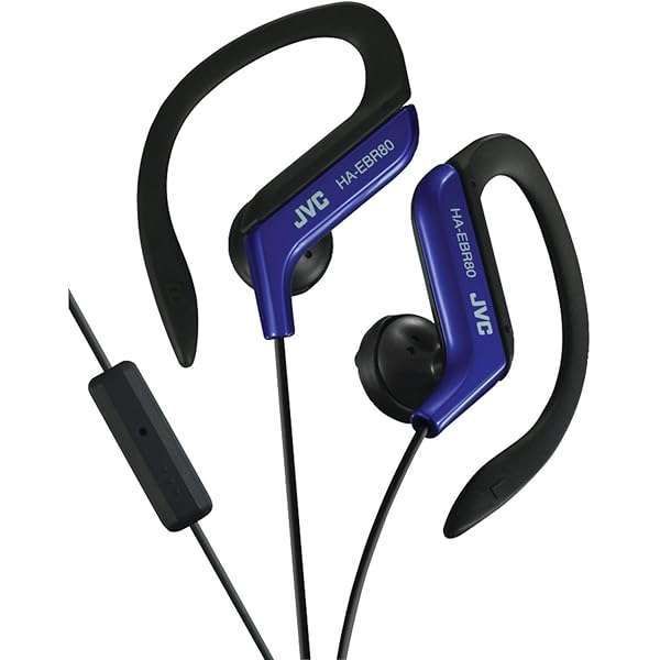 JVC HA-EBR80A Sports Clip Headphones Review: Best Blue Earbuds for Active Lifestyles
