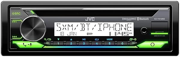 JVC KD-T91MBS Car & Marine Receiver: Bluetooth, CD, USB, SiriusXM, Alexa - Ultimate Audio Experience