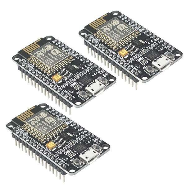 Buy JacobsParts 3-Pack ESP8266 NodeMCU CP2102 ESP-12F WiFi Development Boards - Open Source Wireless Modules