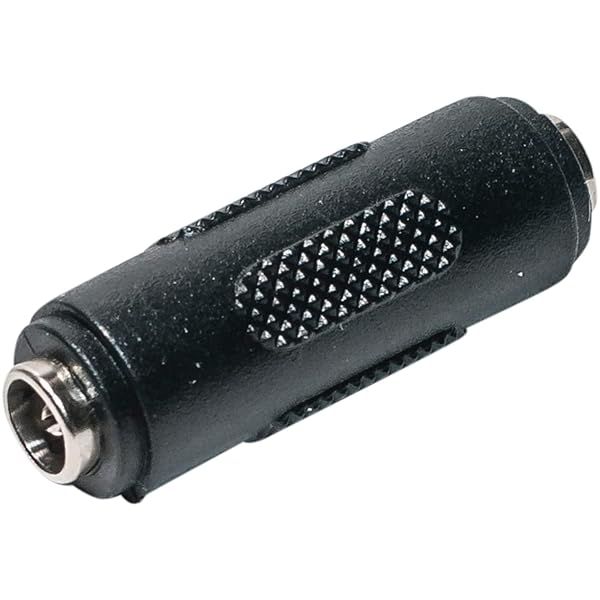 JacobsParts DC Coupler F/F 5.5mm x 2.1mm Barrel Jack Connector for LED & CCTV Power