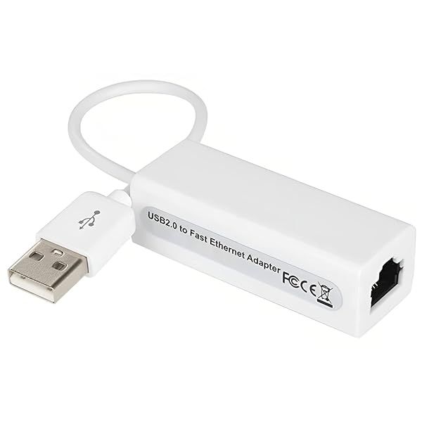 JacobsParts USB 2.0 Ethernet Adapter - 100Mbps Wired LAN for Windows & Linux