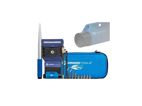 Jonard Tools Wispy CF-200: WiFi Borescope & Inspection Camera with Telescoping Pole & Accessories