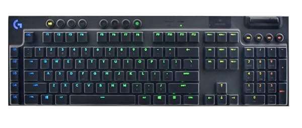 JuYuish Silicone Keyboard Cover for Logitech G915 & G815 - Clear Protector for Gaming Keyboards