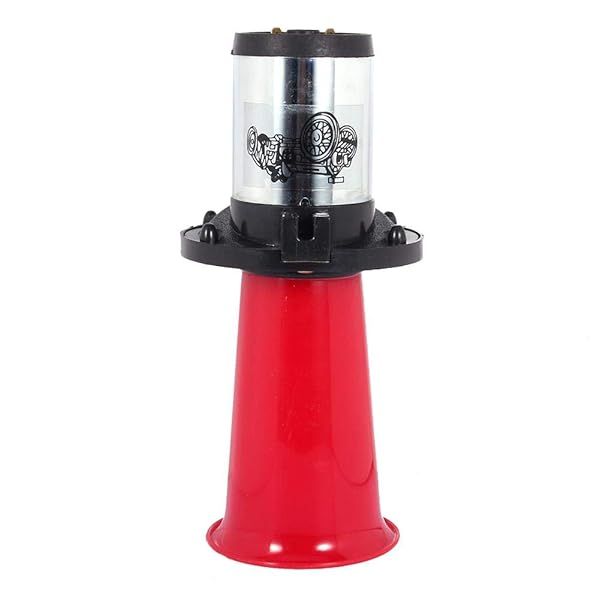 Buy KIMISS 12V 110DB Vintage Car Truck Horn Siren AHH-OOO-GAH OOGA - Silver & Red