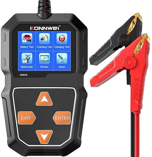 Buy KONNWEI KW218 Car Battery Tester - 6V/12V Digital Analyzer for Automotive, Truck & Marine | Fast Charging & Cranking System Check