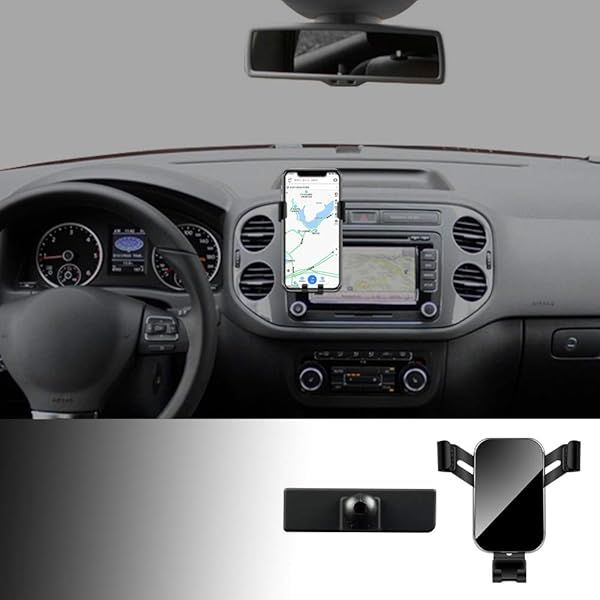 Universal Car Phone Holder for VW Tiguan 2012-2016 | Adjustable Air Vent Mount for iPhone & Samsung