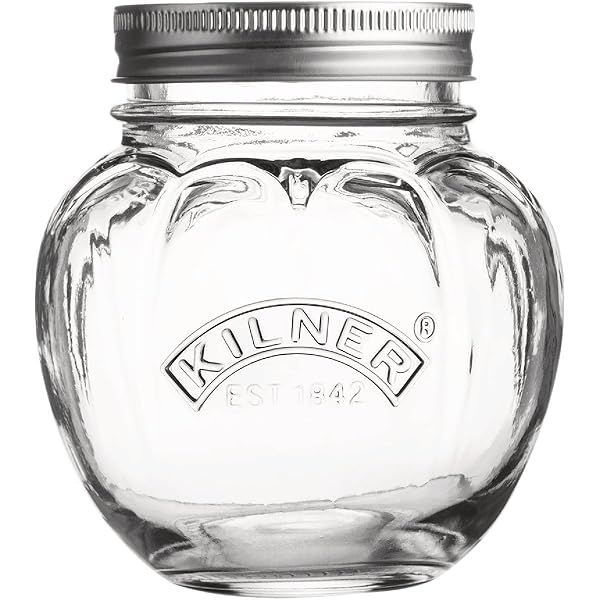 Kilner Tomato Regular Mouth Preserve Jars - 13.5 oz, Set of 6 for Perfect Preserving