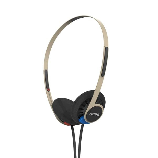 Buy Koss KPH40 Utility On-Ear Headphones - Lightweight, Detachable Cord, Rhythm Beige - Perfect Sound Quality!