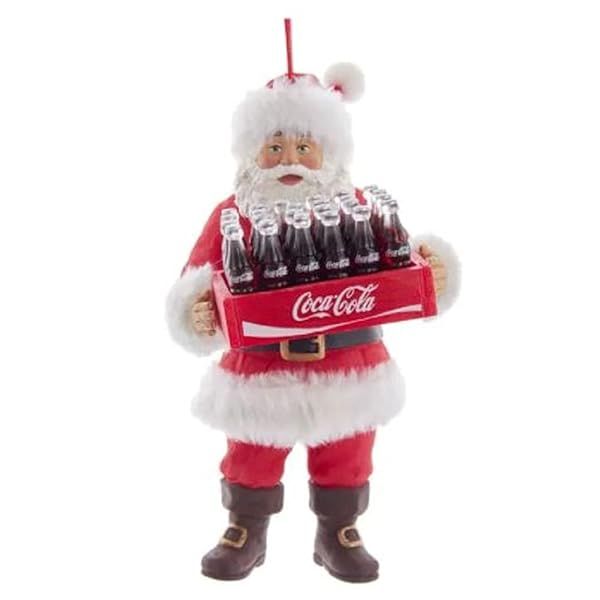 Shop Kurt S. Adler 5.75-Inch Coca-Cola Santa Ornament - Perfect Holiday Decor!