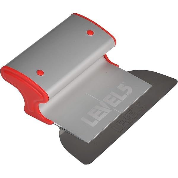 LEVEL5 7-Inch Skimming Blade: Precision German Stainless Steel, Ergonomic Design & Replaceable Insert - Model 4-907