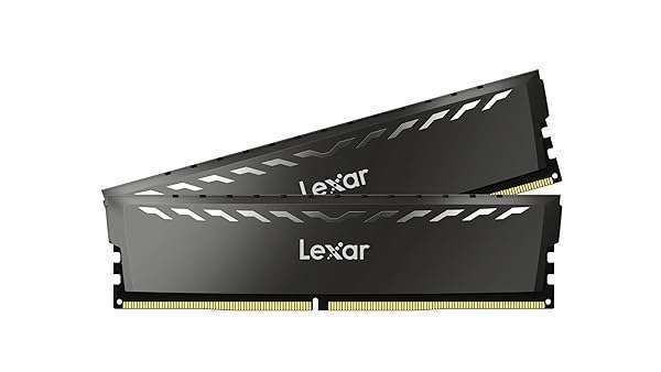 Lexar 32GB DDR4 RAM (2x16GB) 3200MT/s CL16 for AMD Ryzen & Intel - High-Performance Desktop Memory with Heatsink