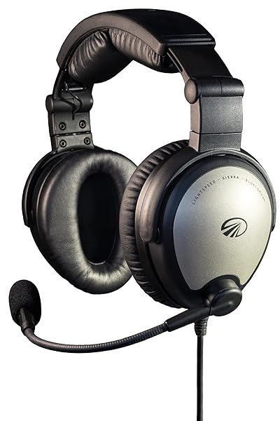 Lightspeed Aviation Sierra ANR Headset: Premium Noise-Canceling & Bluetooth for Pilots