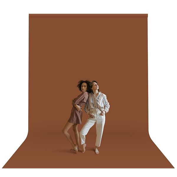 Buy LimoStudio 10x12 ft. Brown Backdrop Screen - Premium Soft Muslin for Photos, Videos & Events | AGG179