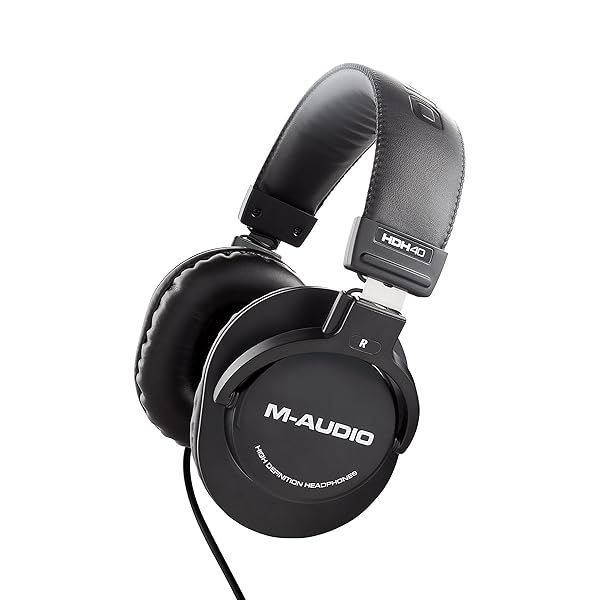 Buy M-Audio HDH40 Over Ear Studio Headphones - Perfect for Monitoring, Podcasting & Recording