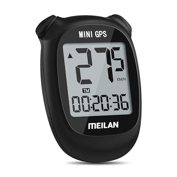 MEILAN M3 Mini GPS Bike Computer: Waterproof Wireless Odometer & Speedometer for Cyclists - LCD Display for Men, Women & Teens