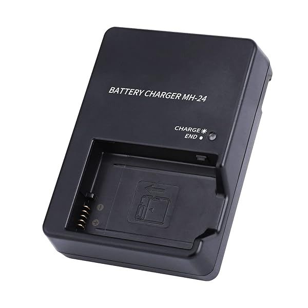 MH-24 Wall Battery Charger for Nikon EN-EL14/EN-EL14A - Compatible with D3100, D3200, D3400, D5100 & More DSLR Cameras