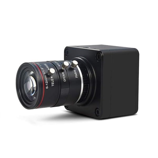 Buy MOKOSE 4K USB Camera with 6-12mm Varifocal Lens - Compatible with Windows, Mac & Linux