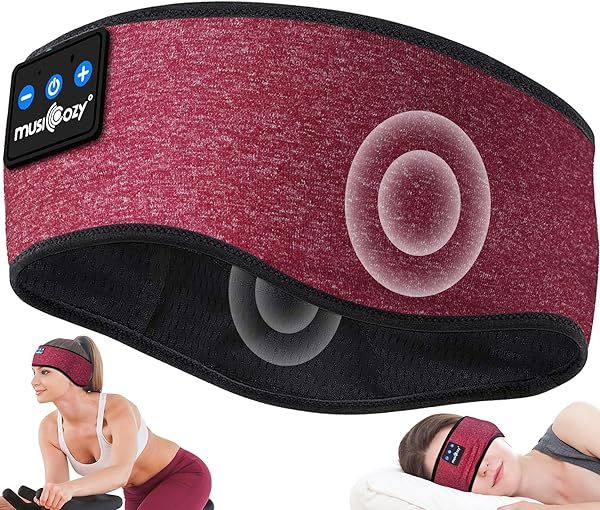 Wireless Bluetooth Sleep Headphones for Women - MUSICOZY Sports Headband for Yoga, Running & Unique Gifts