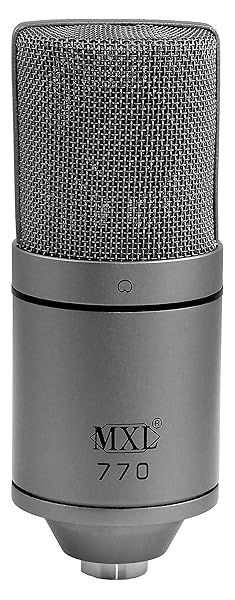Best MXL 770 Condenser Microphone for Podcasting, Singing & Streaming | XLR, Large Diaphragm, Cardioid