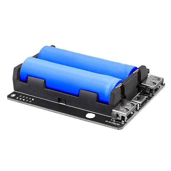 MakerHawk Raspberry Pi UPS HAT: Uninterruptible Power Supply for Raspberry Pi 4/3B+ - 5V Battery Charger & Power Management