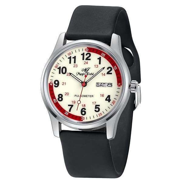 ManChDa Women's Nurse Watch: Waterproof, Luminous, Easy-to-Read Medical Timepiece with Calendar & Military Time