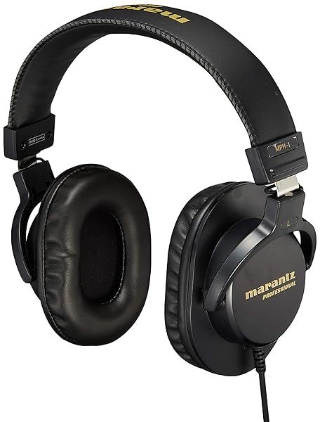 Marantz Pro MPH-1 Over-Ear Headphones: Ideal for DJs, Gaming, Telework & Musicians - Wired 40mm Drivers