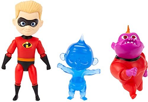 Mattel Disney Pixar The Incredibles Dash Action Figure & Jack-Jack Toys - Highly Posable Kids Gift for Ages 3+