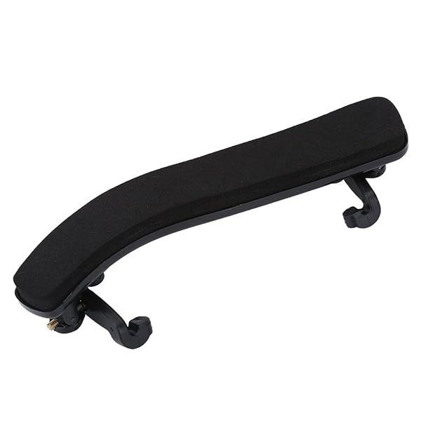 Maxmartt Adjustable Violin Shoulder Rest for 3/4 & 4/4 Violins - Soft Foam Pad & Rubber Feet