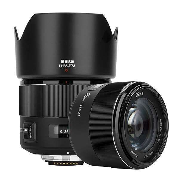 Meike 85mm f/1.8 Telephoto Lens for Nikon F Mount DSLR - Full Frame & APS-C Compatible