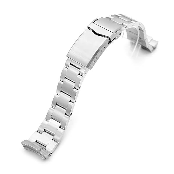 MiLTAT 20mm Super-O Watch Band for Seiko Prospex Speedtimer SSC813 SSC815 SSC817 - V-Clasp Brushed Style