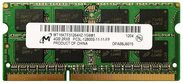 Buy Micron 4GB PC3-12800 DDR3 1600MHz Unbuffered Non-ECC RAM - MT16KTF51264HZ-1G6M1