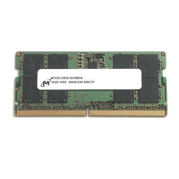 Micron 16GB DDR5 4800 SODIMM RAM for Dell, HP, Lenovo & More - Upgrade Your Ultrabook!
