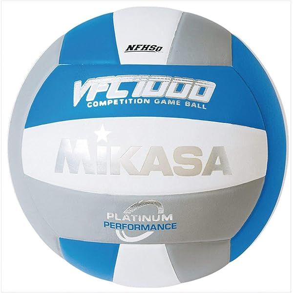 Buy Mikasa Platinum Performance Volleyball - Blue/Silver/White | Top Quality & Fast Shipping