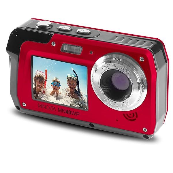 Minolta 48 MP Dual Screen Waterproof Camera MN40WP: Ultimate Guide & Review