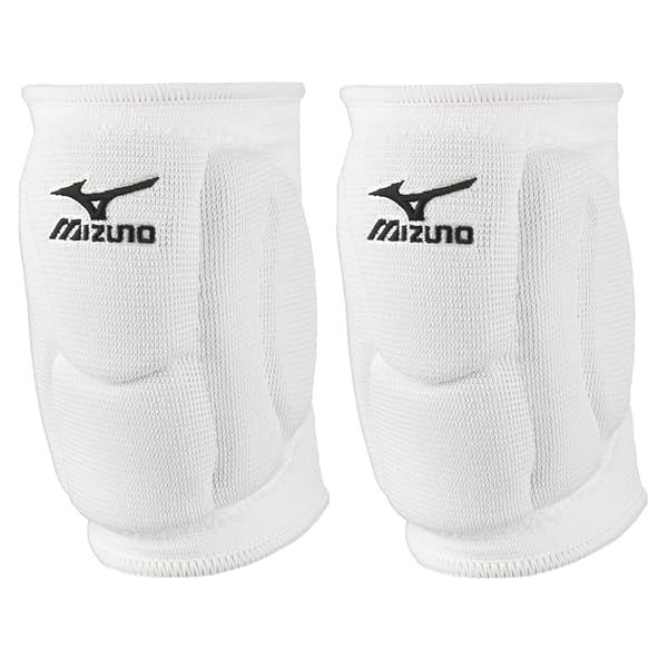 Buy Mizuno Elite 9 SL2 Volleyball Kneepad - White, Large | Top Performance & Comfort