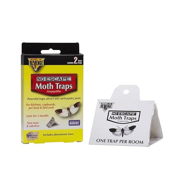 Effective Moth Traps & Lures 2-Pack: Eliminate Pests Fast & Easily!