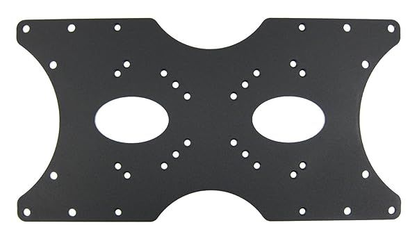 Mount Plus 201D VESA Monitor & TV Mount Extender Kit | 100x100 to 400x200 Adapter Plate | Heavy Duty Hardware Included