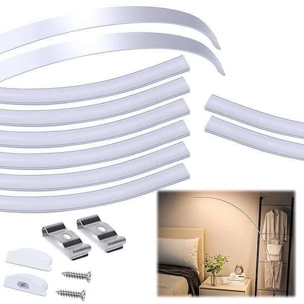 Buy Muzata 10Pack 3.3FT U Shape Aluminum LED Diffuser Channel with Milky White Cover - Perfect for Home Lighting