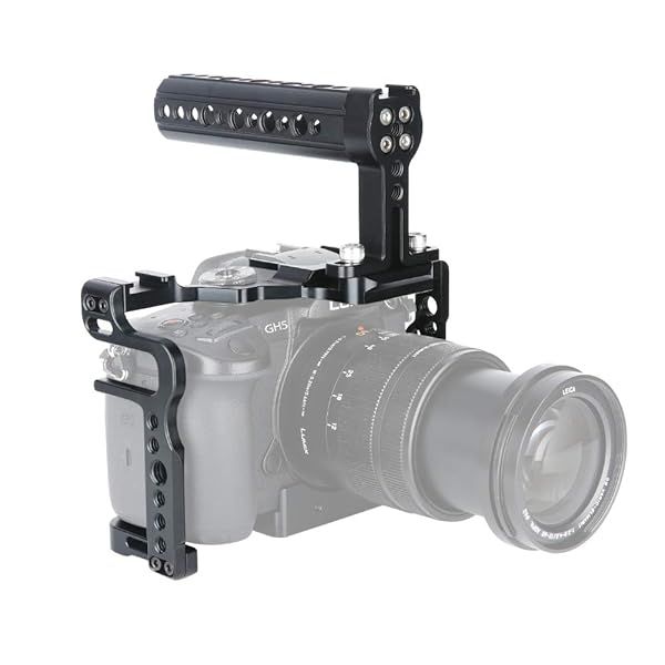 Buy NICEYRIG Camera Cage Kit for Panasonic GH5/GH5 II/GH5s - Cold Shoe Mount & NATO Rail Included