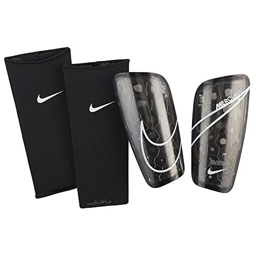 Buy Nike Mercurial Lite Shin Guard (Black/Black/White, Large) - Ultimate Protection for Soccer Players