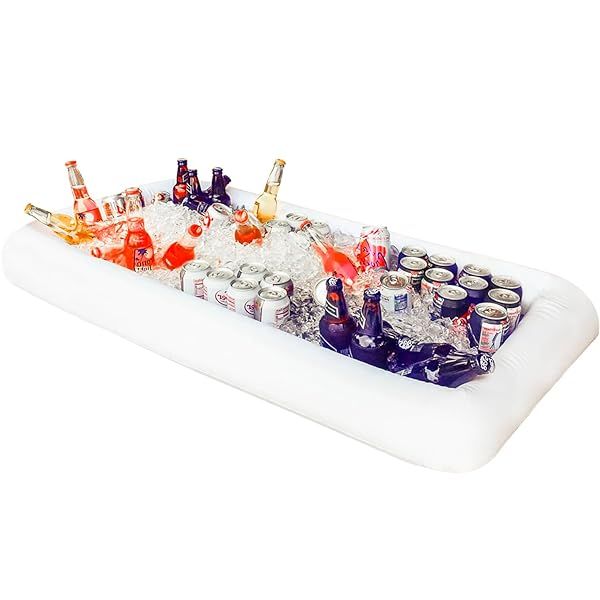 Inflatable Ice Serving Tray Buffet Bar - Perfect Cooler for Parties, Picnics & Camping | Novelty Place