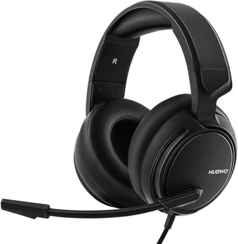 Buy OCTTO NUBWO N12 Gaming Headset: 3.5mm Surround Stereo for Xbox, PS4, PC & Laptop - Comfortable Memory Earmuffs & Mic