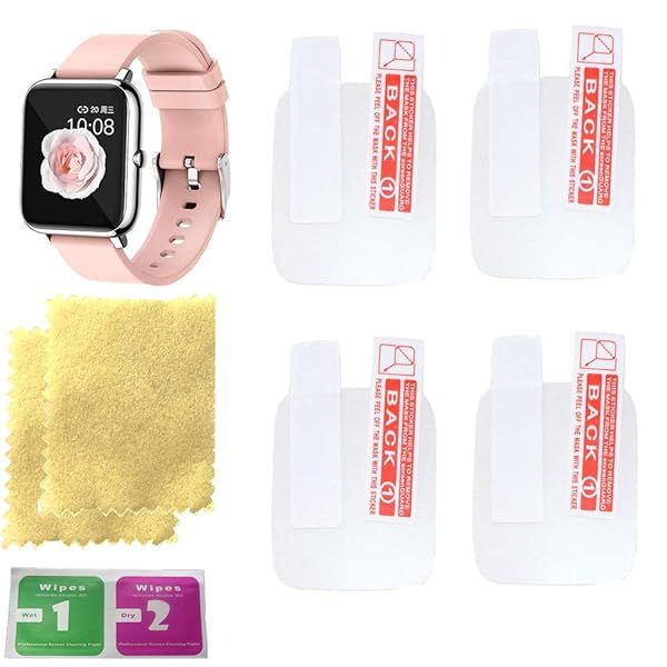 Buy OCTelect Screen Protector for Feifuns Smart Watch - 4PCS Pack for Ultimate Protection