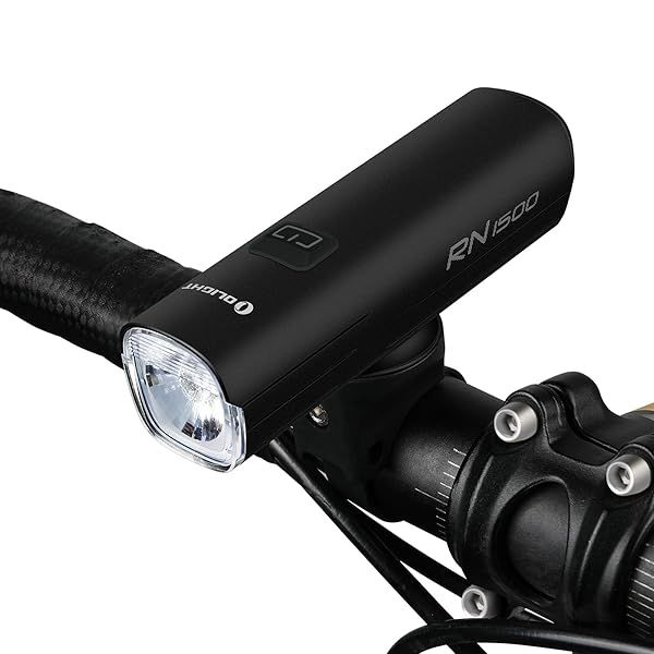 OLIGHT RN 1500 Bike Headlight: 1500 Lumens, USB-C Rechargeable, 164m Range, IPX7 Waterproof for Urban Cyclists