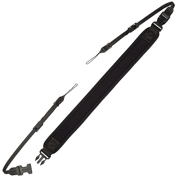 OP/TECH USA Mirrorless Camera Strap - Quick Disconnects for Lightweight Cameras (Black)