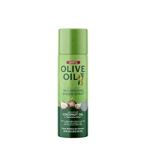 ORS Olive Oil Nourishing Sheen Spray with Coconut Oil - 11.7 oz for Healthy, Shiny Hair